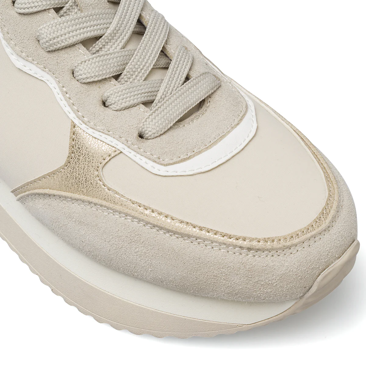 Sneakers Beige da Donna con Platform effetto pitonato Lora Ferres - Image 4