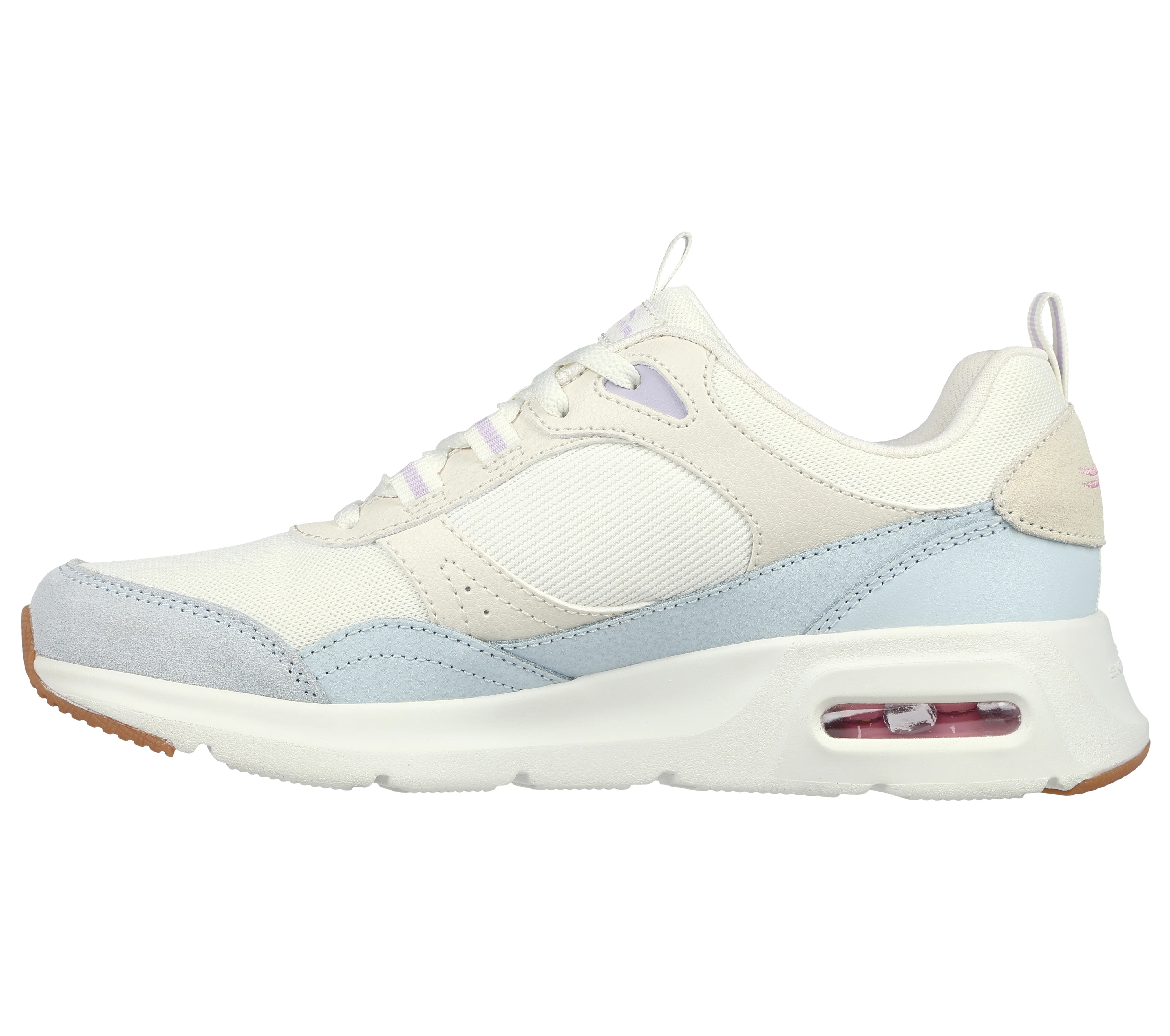 Sneakers beige da donna con soletta Memory Foam Skechers Skech-Air Court - Cool Avenue - Image 4