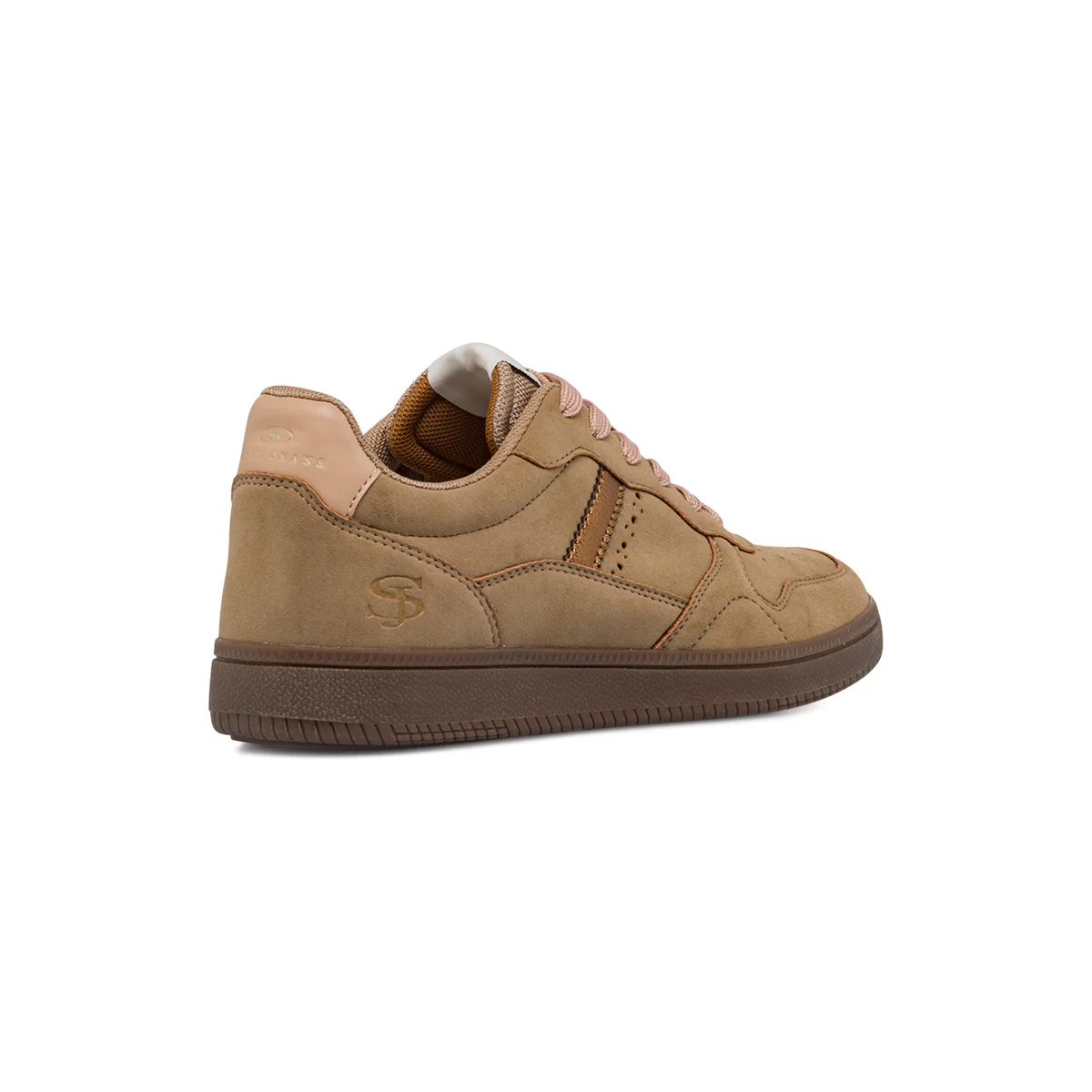 Sneakers beige da Donna effetto scamosciato Swish Jeans - Image 3