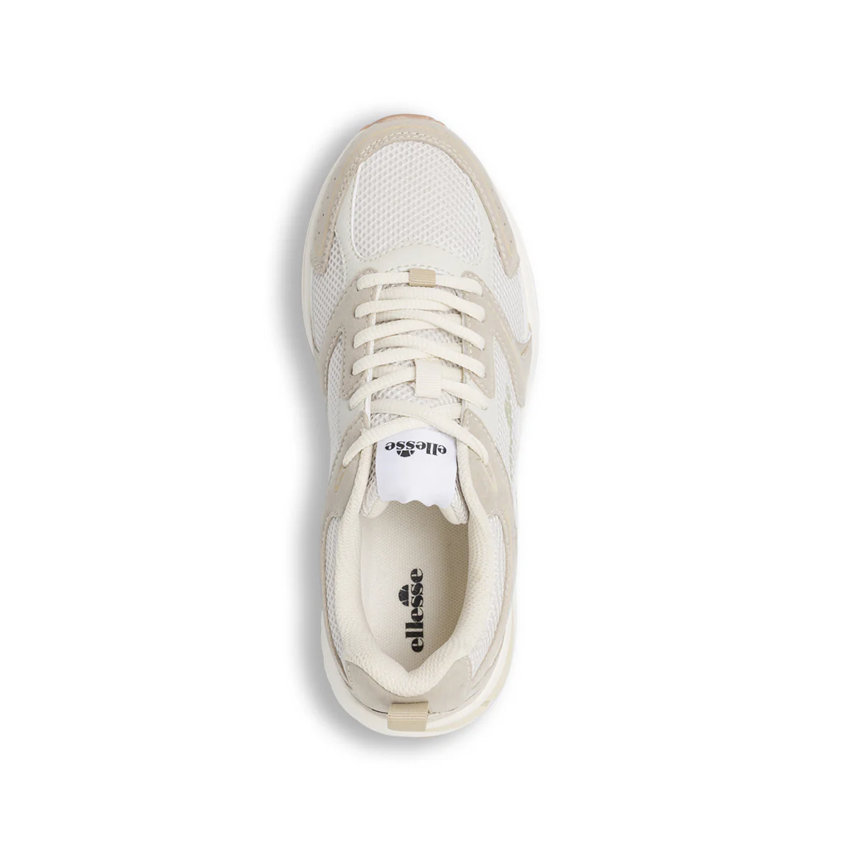 Sneakers Beige da Donna in mesh con inserti effetto scamosciato Ellesse - Image 5