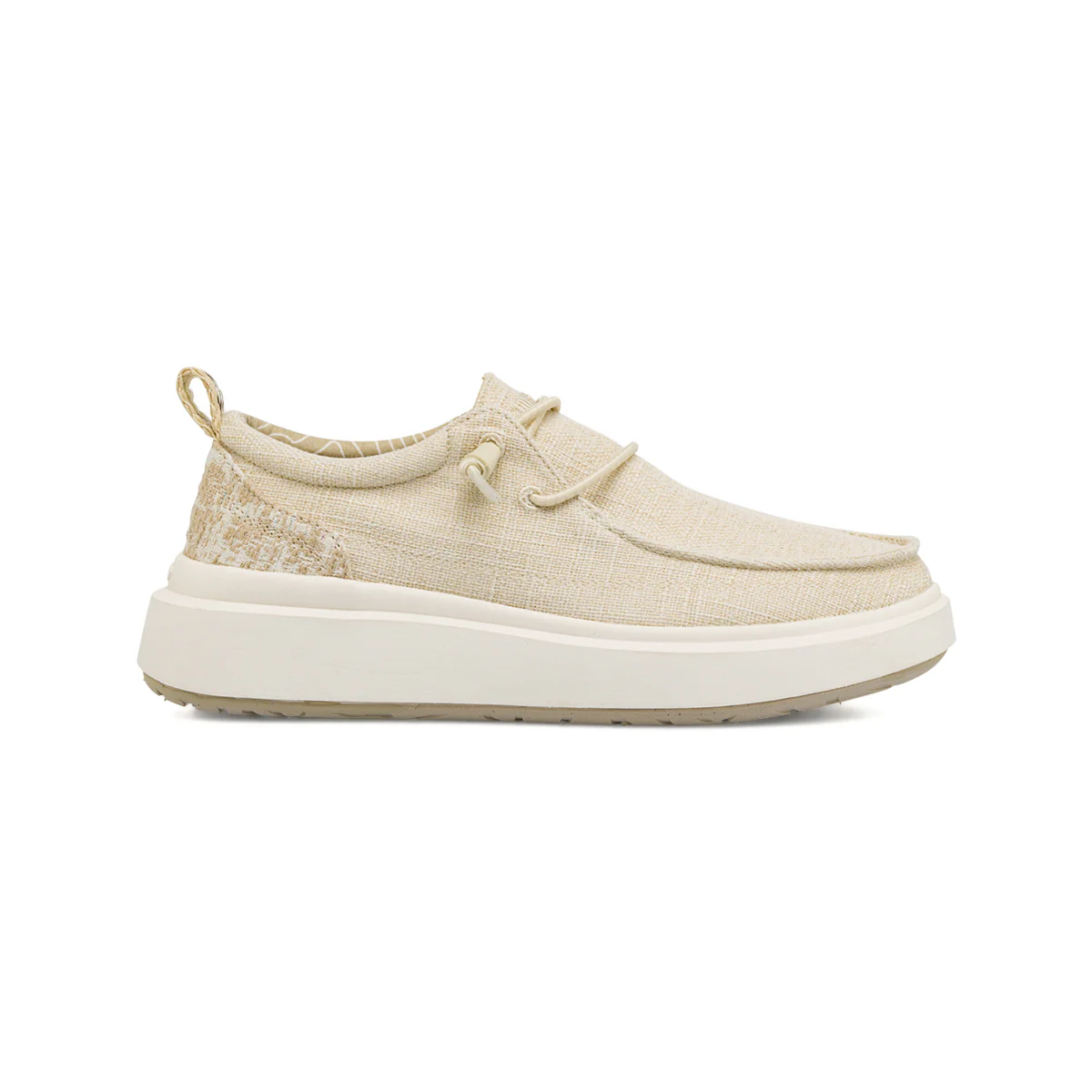 Sneakers Beige da Donna in tessuto effetto tela Jeep Spirit