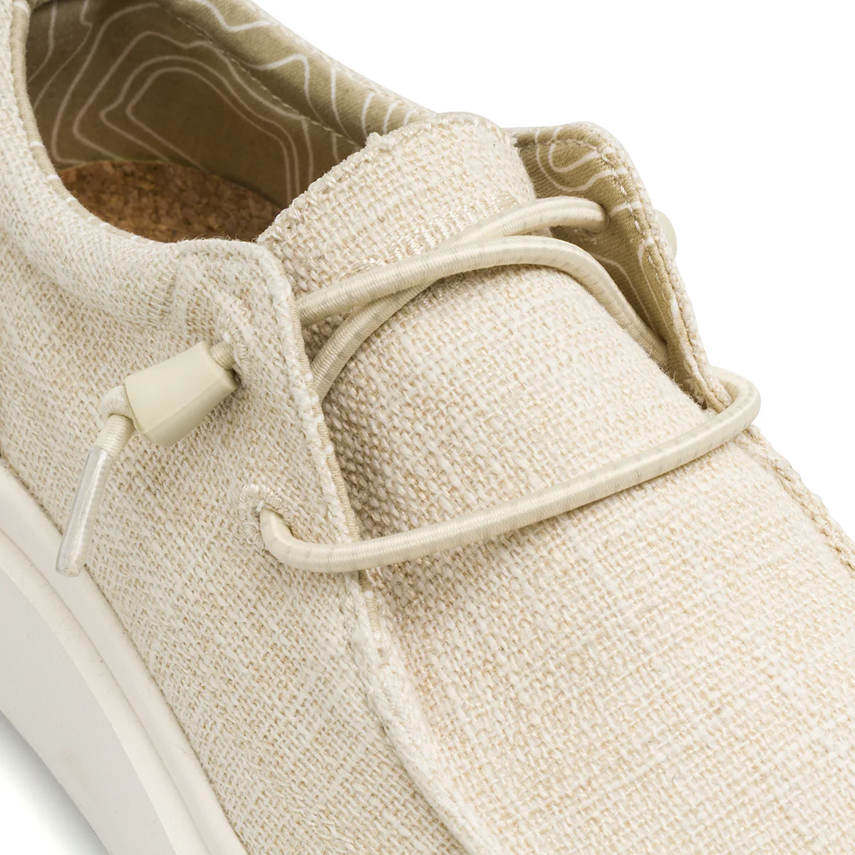 Sneakers Beige da Donna in tessuto effetto tela Jeep Spirit - Image 5