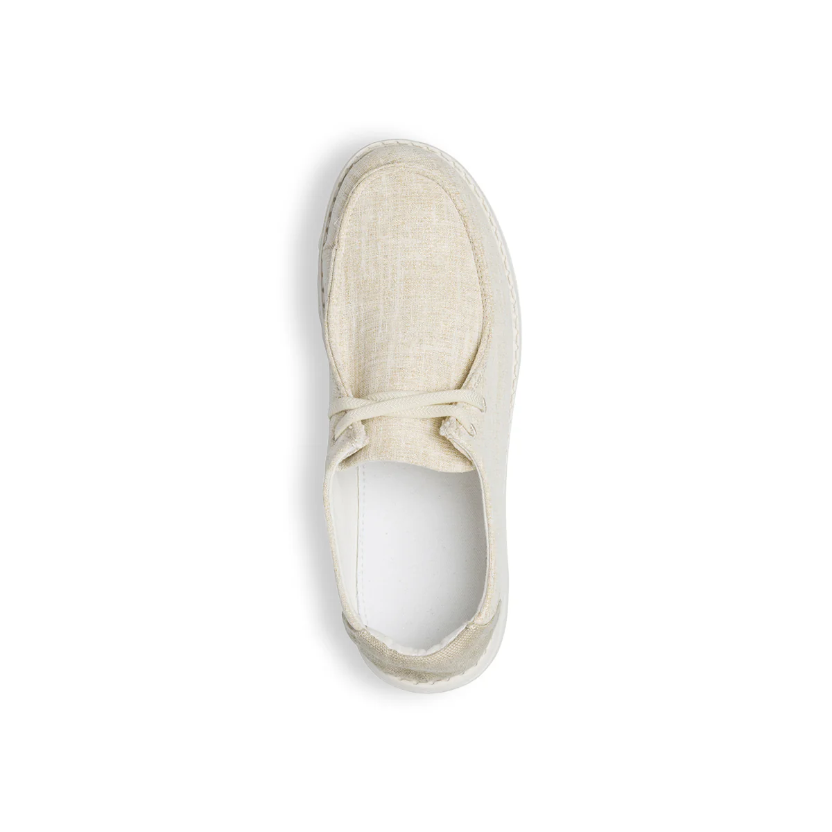 Sneakers beige da donna in tessuto Lora Ferres - Image 8