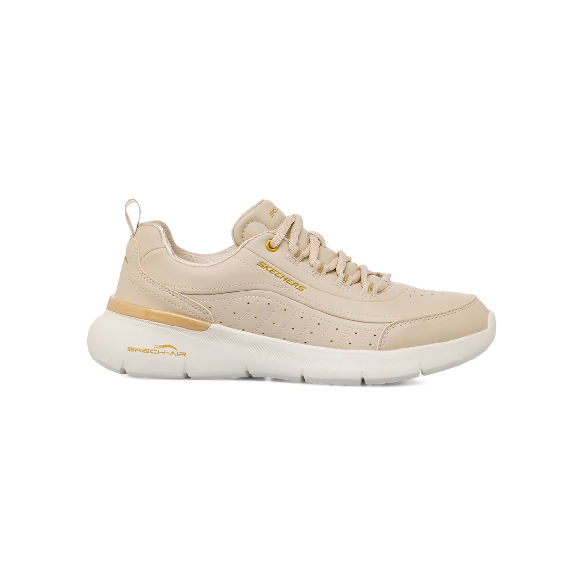 Sneakers beige da Donna Skechers Air in Memory Foam