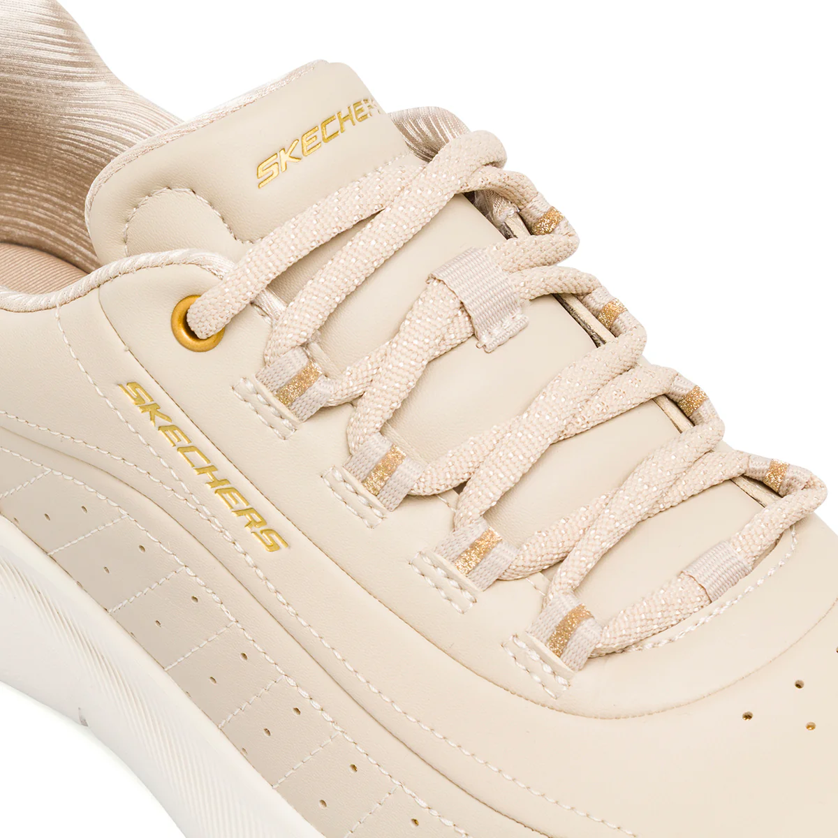 Sneakers beige da Donna Skechers Air in Memory Foam - Image 5
