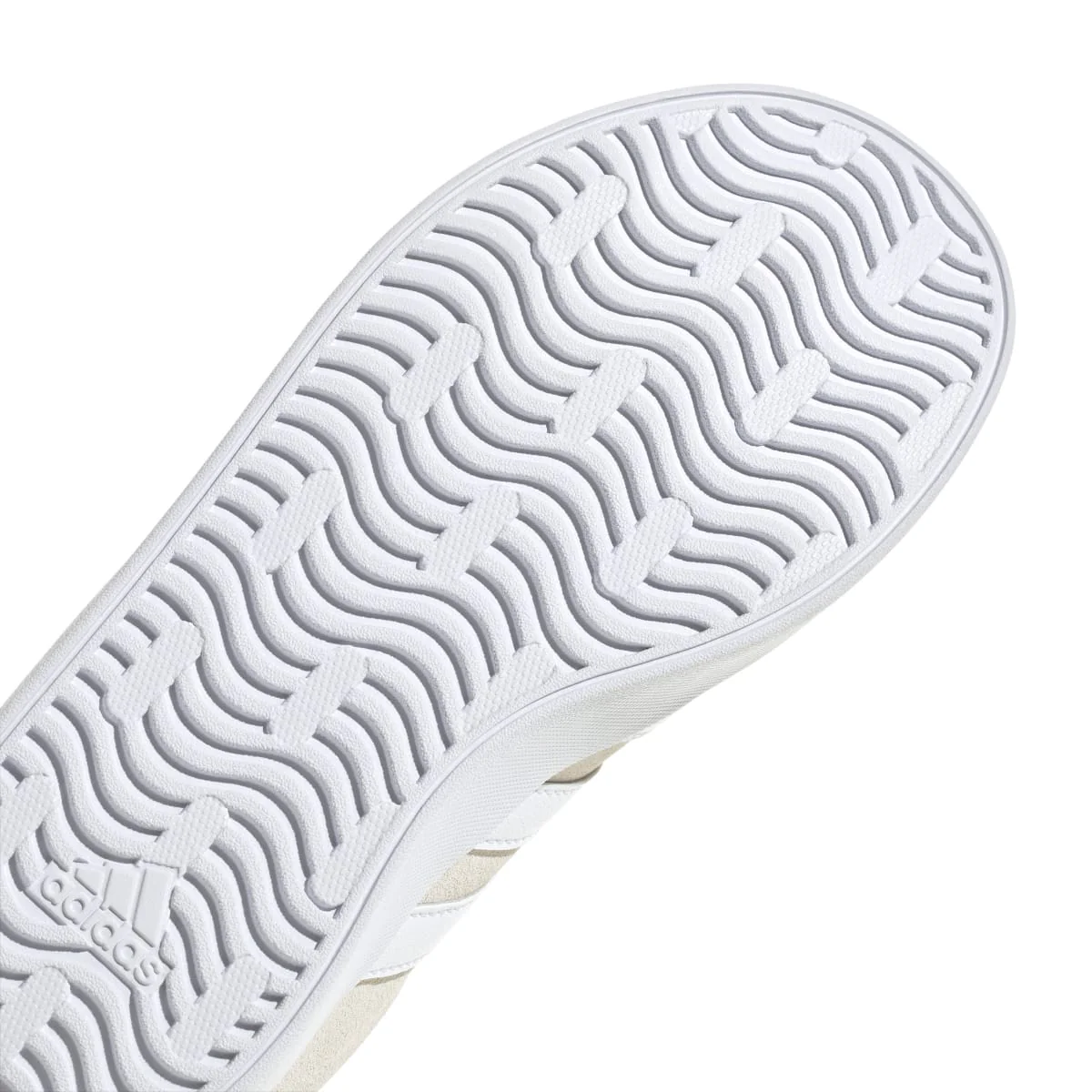 Sneakers beige da ragazza con logo adidas VL Court 3.0 - Image 10