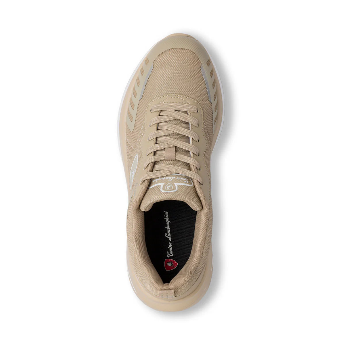 Sneakers beige da Uomo con logo laterale Tonino Lamborghini - Image 5