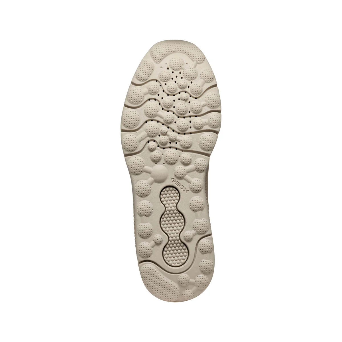 Sneakers beige da Uomo con suola platform traspirante Geox - Image 6