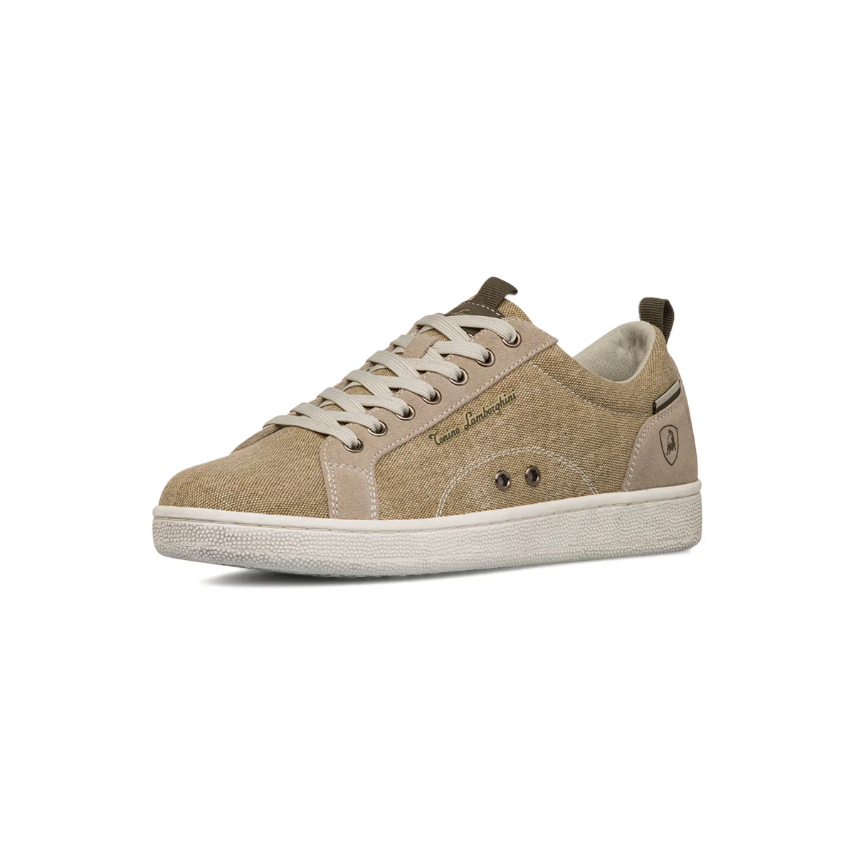 Sneakers beige da Uomo in tessuto e dettaglio logo Tonino Lamborghini - Image 2