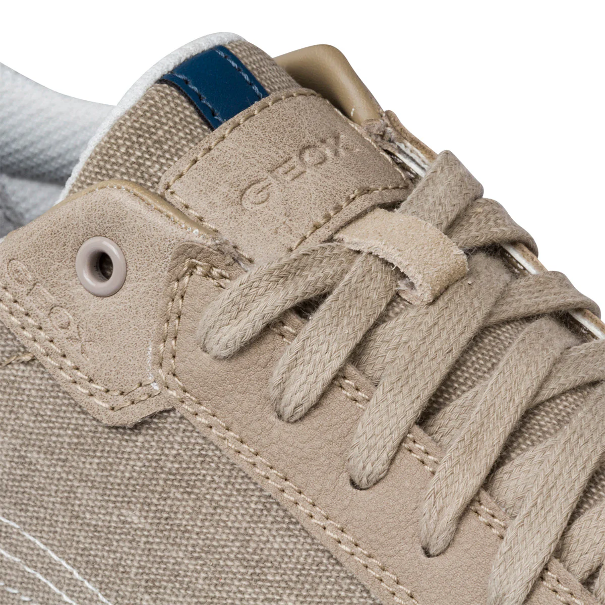Sneakers beige in tela da uomo Geox Walee - Image 5