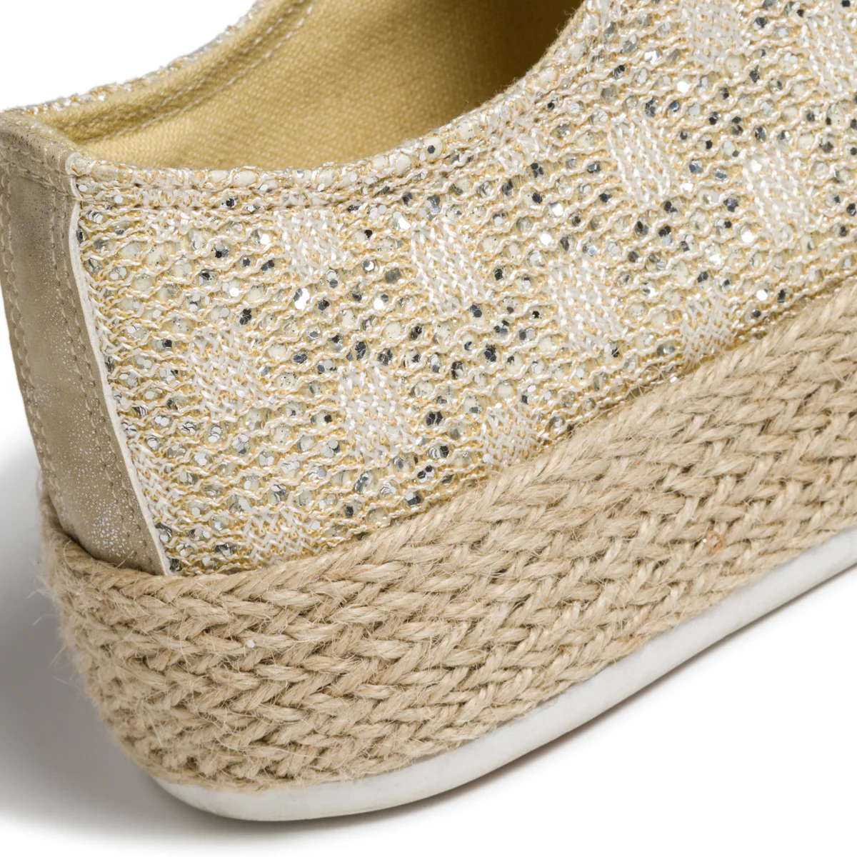 Sneakers beige in tessuto con suola ricoperta Lora Ferres - Image 7