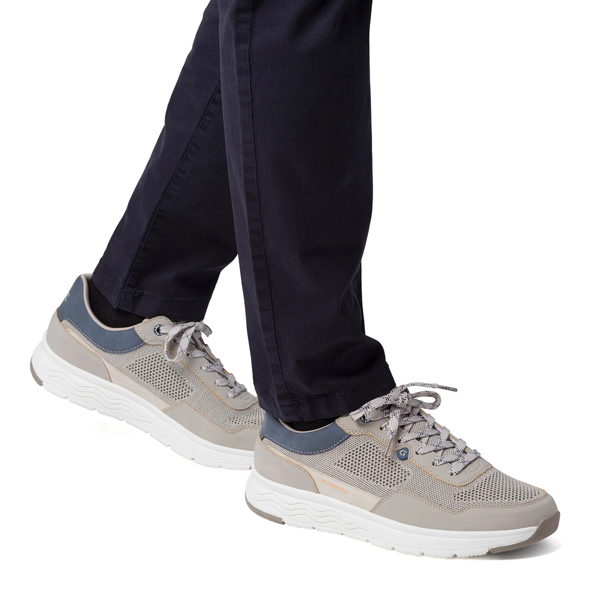 Sneakers beige in tessuto mesh da Uomo Glams