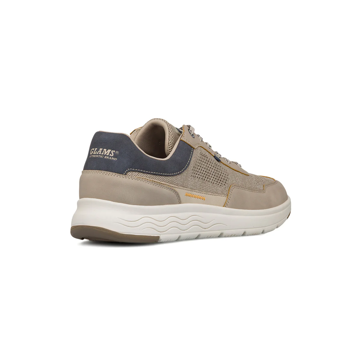 Sneakers beige in tessuto mesh da Uomo Glams - Image 6