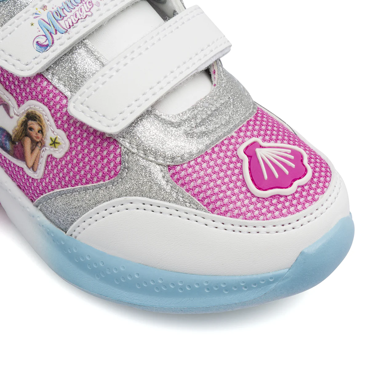 Sneakers Bianche Bambina con glitter e stampa sirena Primigi - Image 3