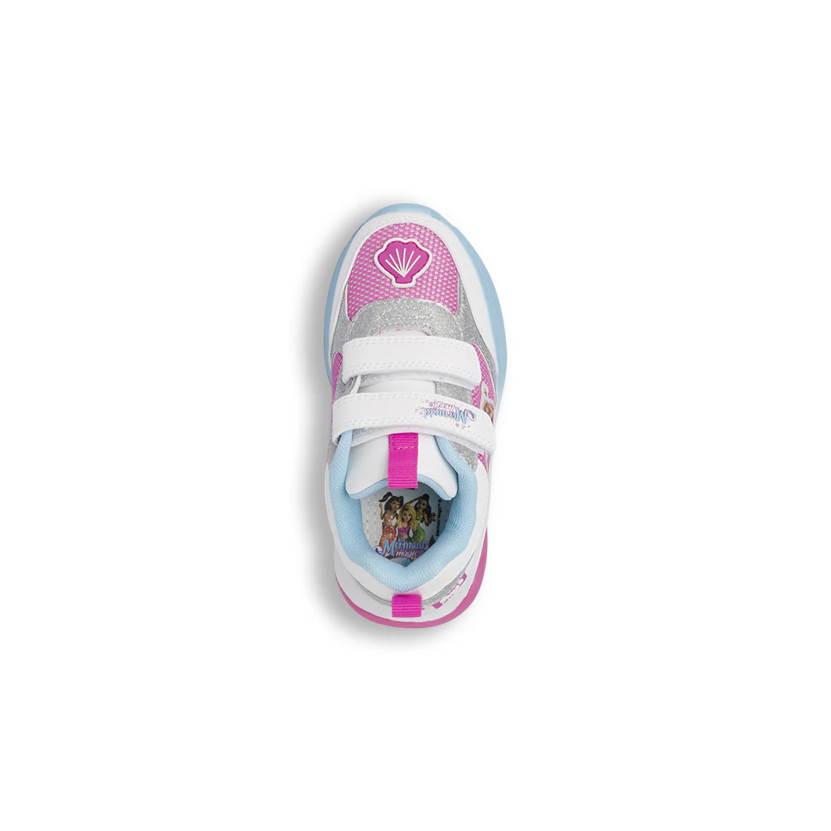 Sneakers Bianche Bambina con glitter e stampa sirena Primigi - Image 4