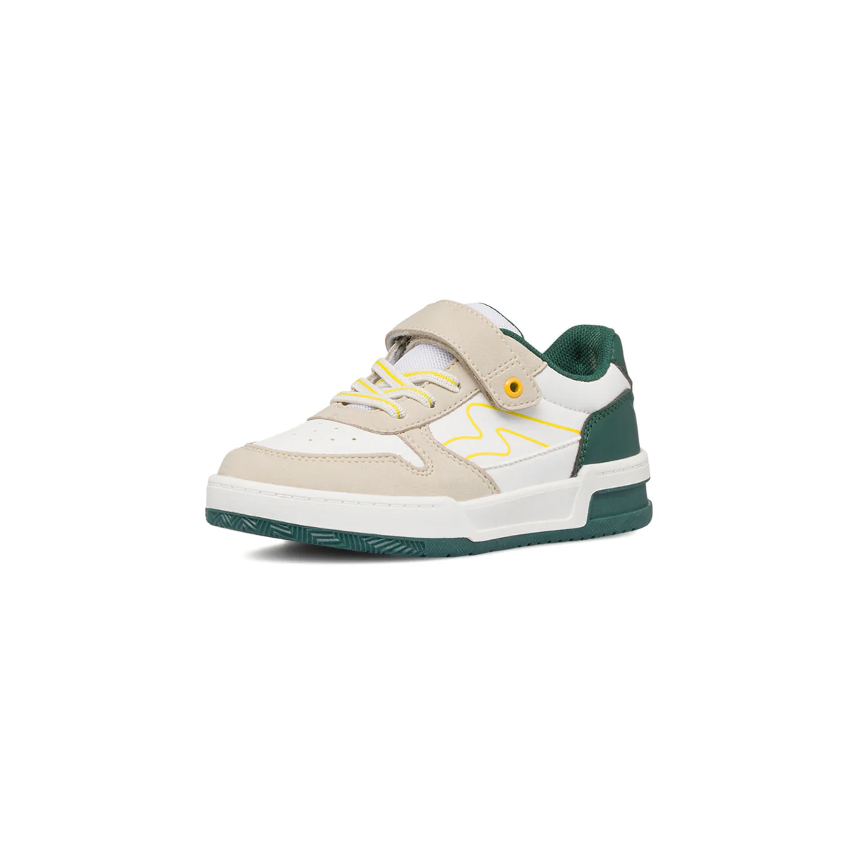 Sneakers bianche, beige e verdi da ragazzo Space Boy - Image 2