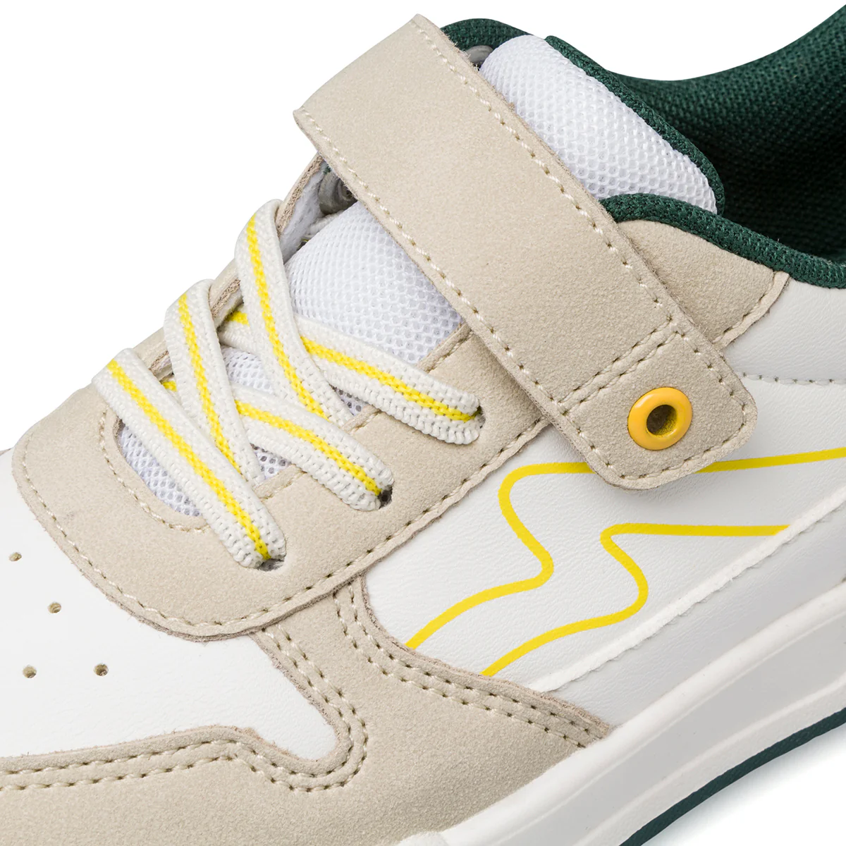 Sneakers bianche, beige e verdi da ragazzo Space Boy - Image 6