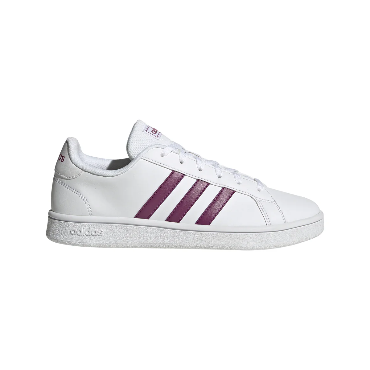 Sneakers bianche con 3 strisce laterali adidas Grand Court Base - Image 2