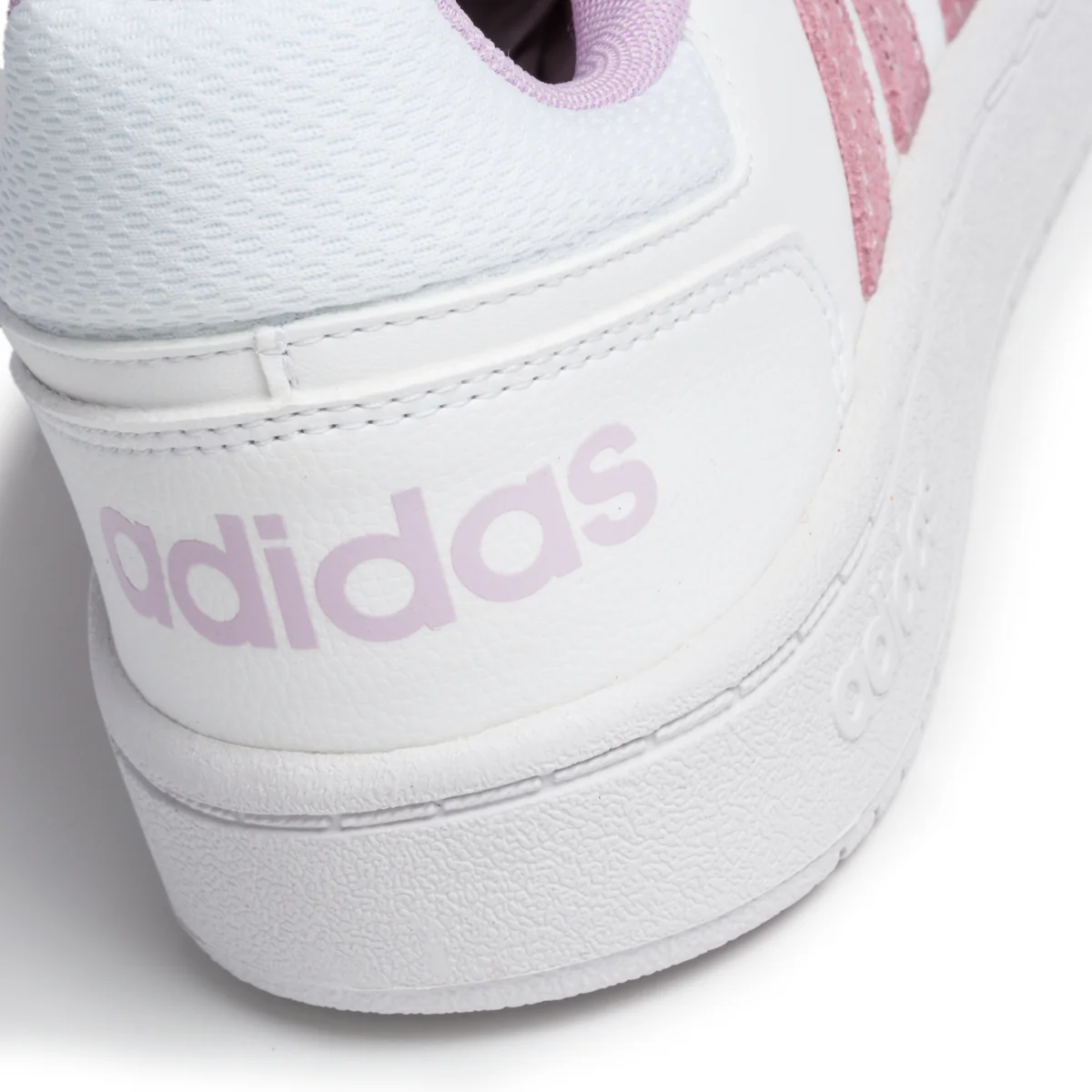 Sneakers bianche con 3 strisce laterali adidas Hoops 2.0 K - Image 7