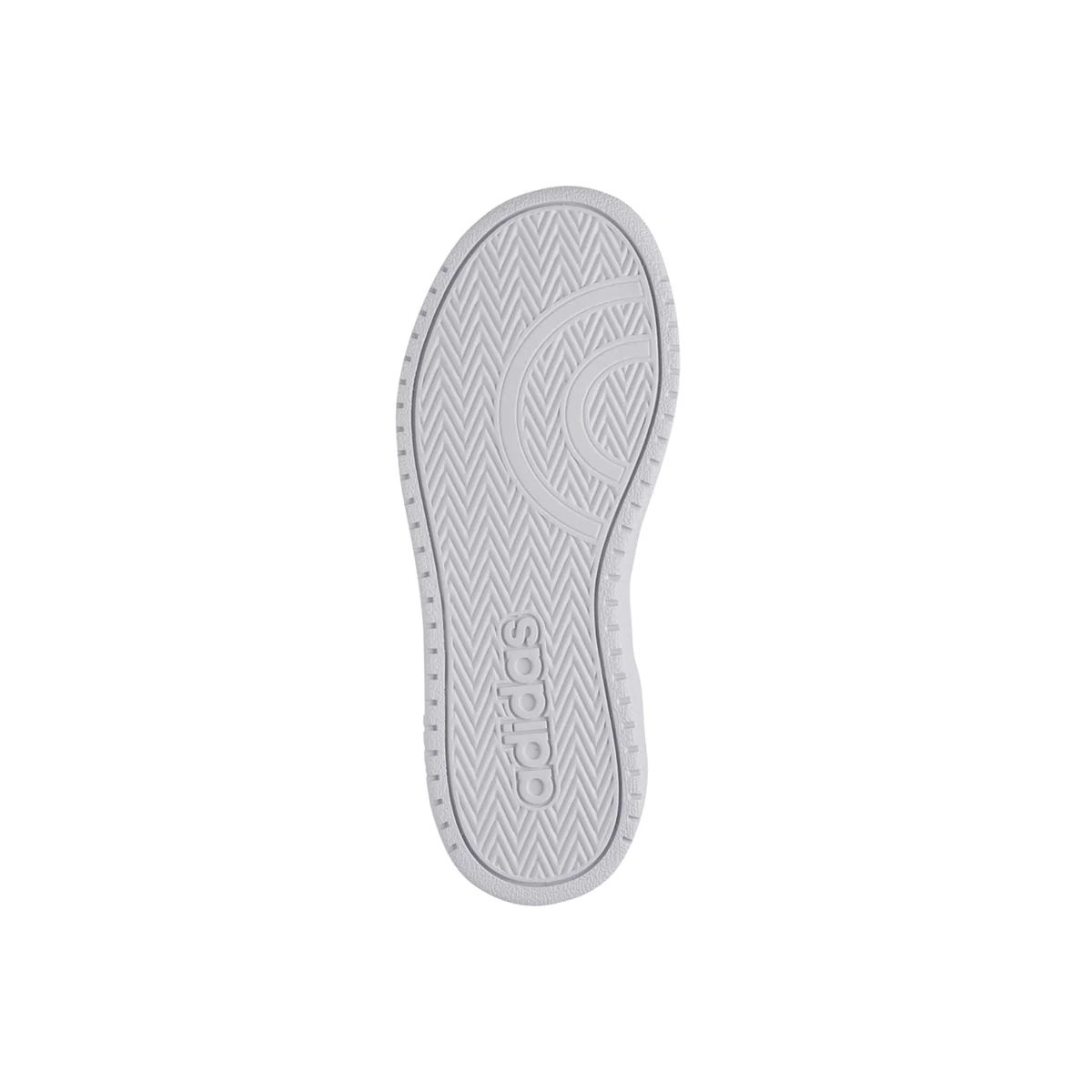 Sneakers bianche con chisure a strappo adidas Hoops 2.0 Cmf C - Image 4
