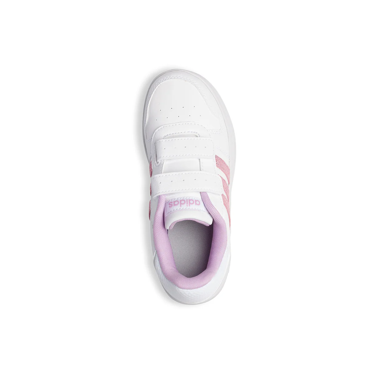 Sneakers bianche con chisure a strappo adidas Hoops 2.0 Cmf C - Image 8