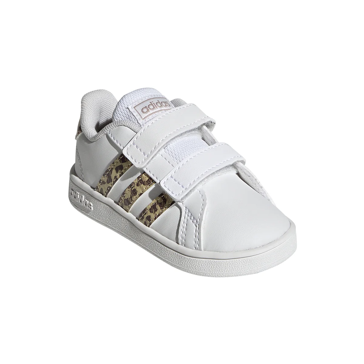 Sneakers bianche con chiusura a strappo adidas Grand Court - Image 2
