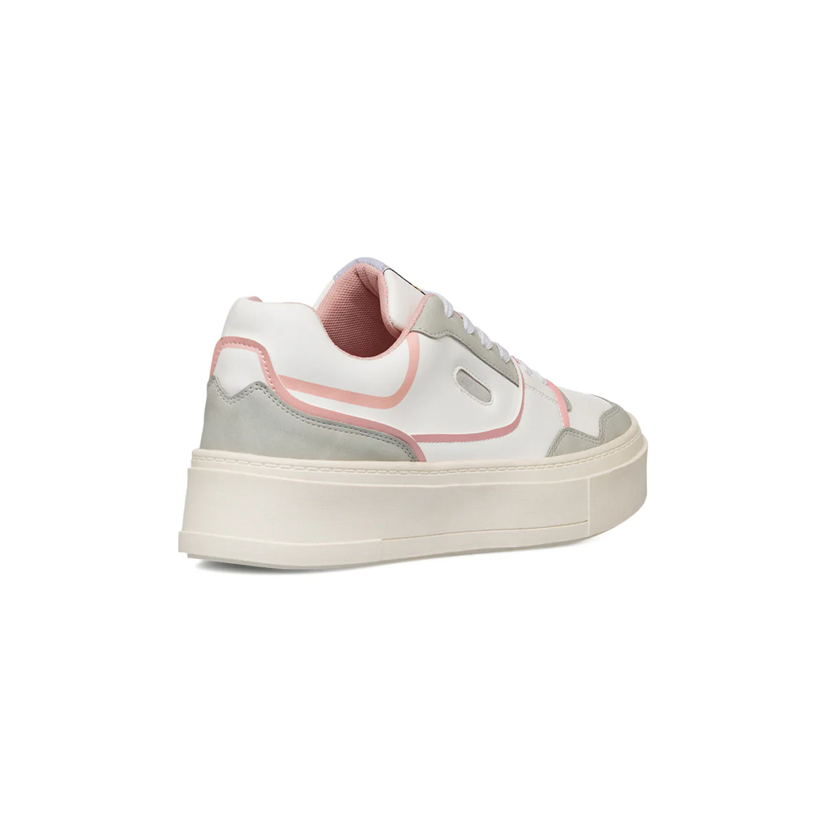 Sneakers bianche da Donna con inserti rosa Swish Jeans - Image 3