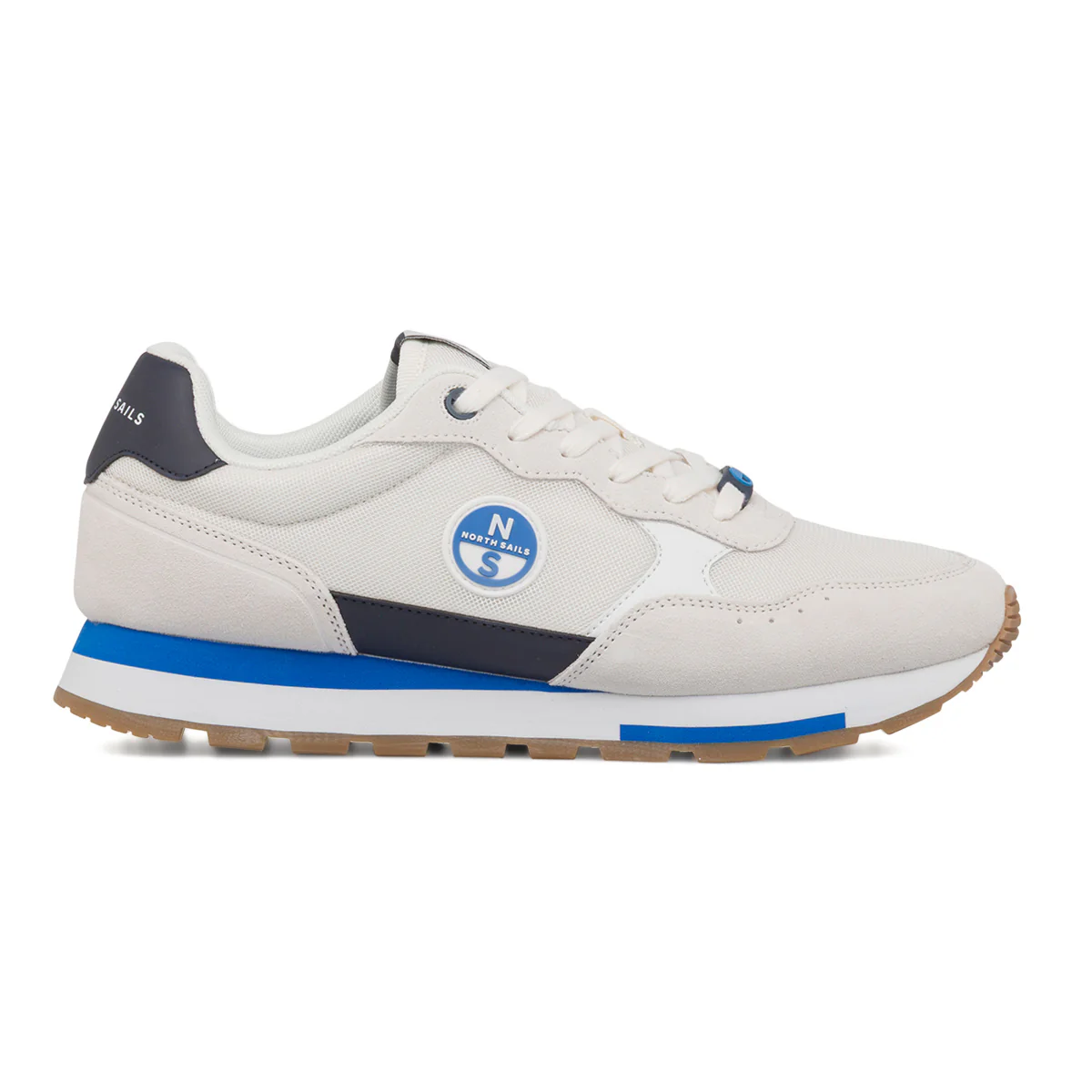 Sneakers bianche con dettagli blu da Uomo North Sails
