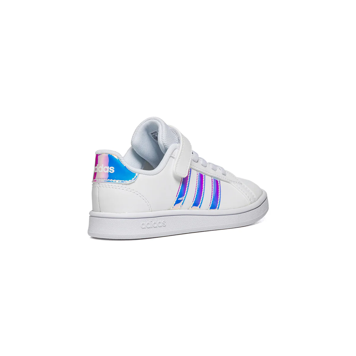 Sneakers bianche con dettagli laminati adidas Grand Court C - Image 3