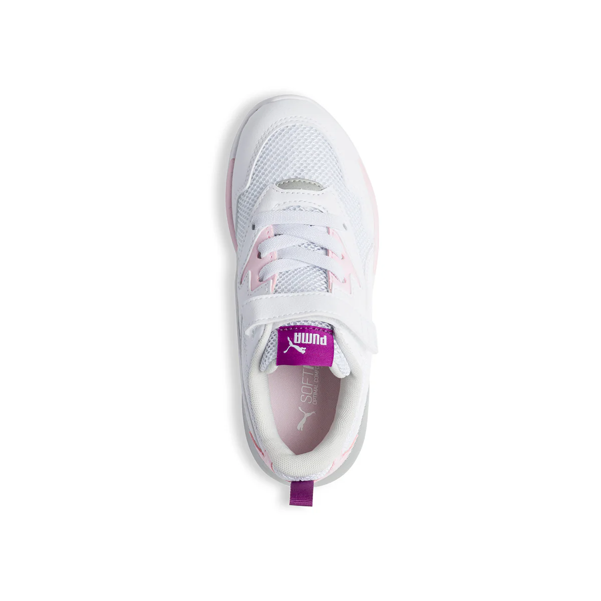 Sneakers bianche con dettagli rosa e argento Puma X-Ray Lite Ac Ps - Image 8