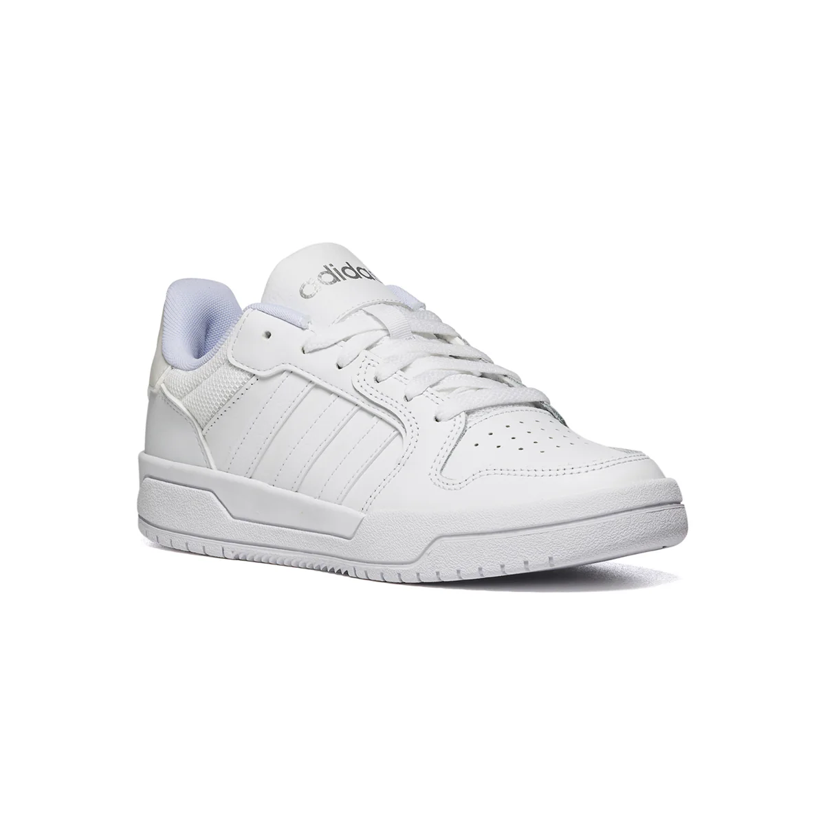 Sneakers bianche con dettagli traforati adidas Entrap - Image 2