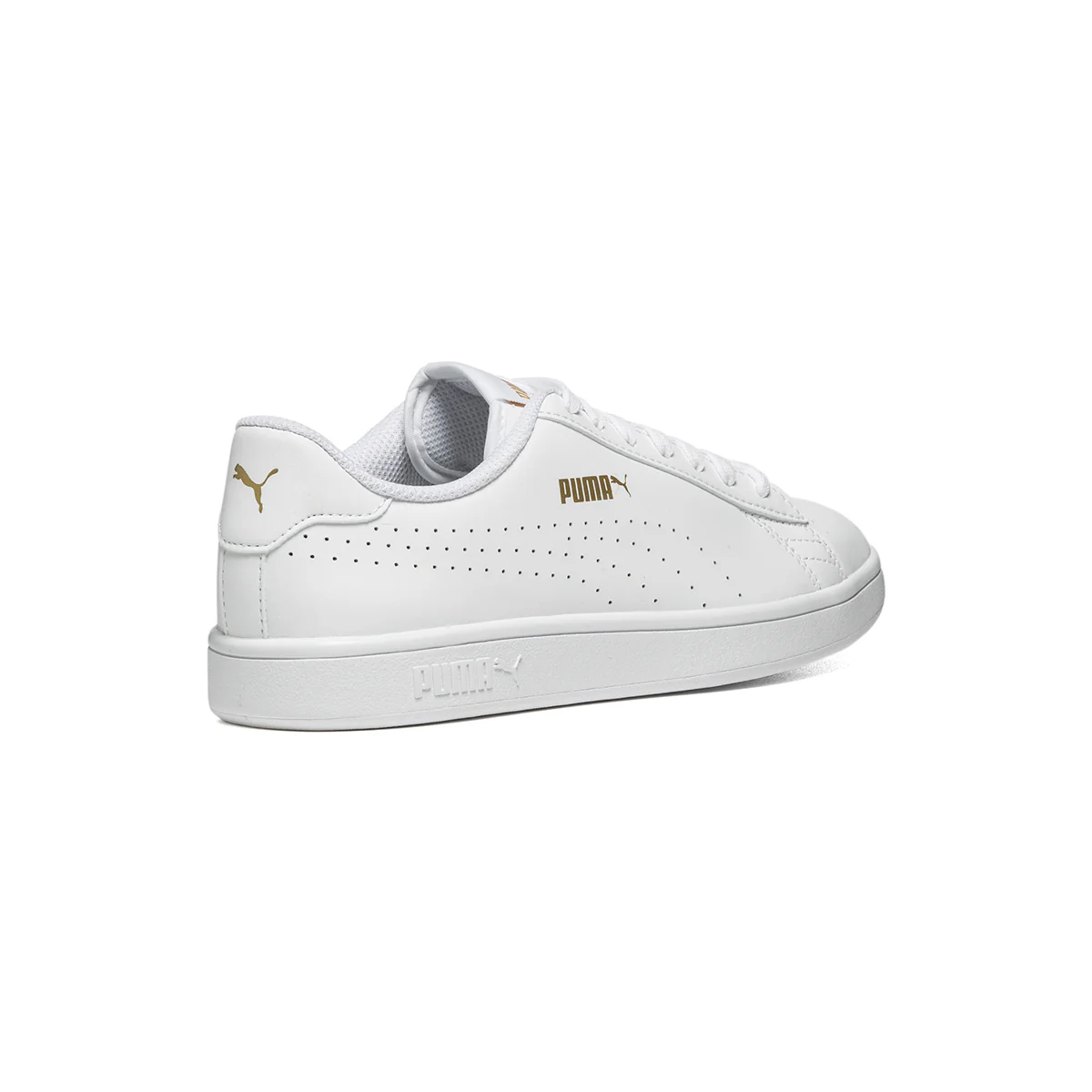 Sneakers bianche con dettagli traforati Puma Smash V2 L Perf - Image 3