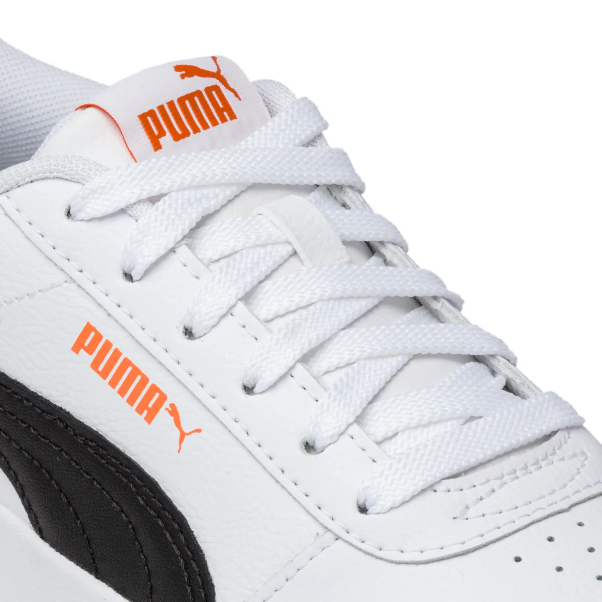 Sneakers bianche con dettaglio fucsia sul tallone Puma Carina L - Image 6