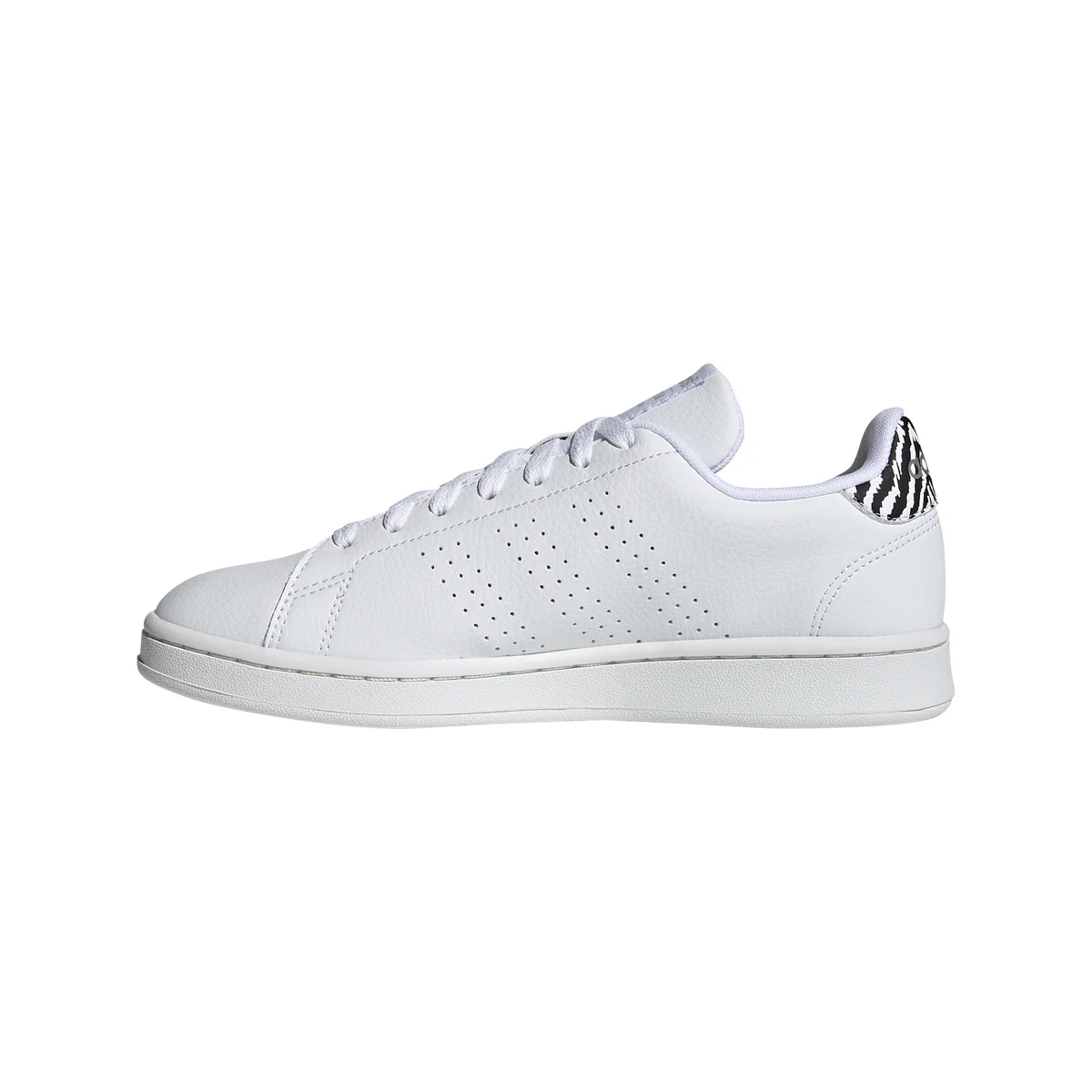 Sneakers bianche con dettaglio animalier adidas Advantage - Image 4