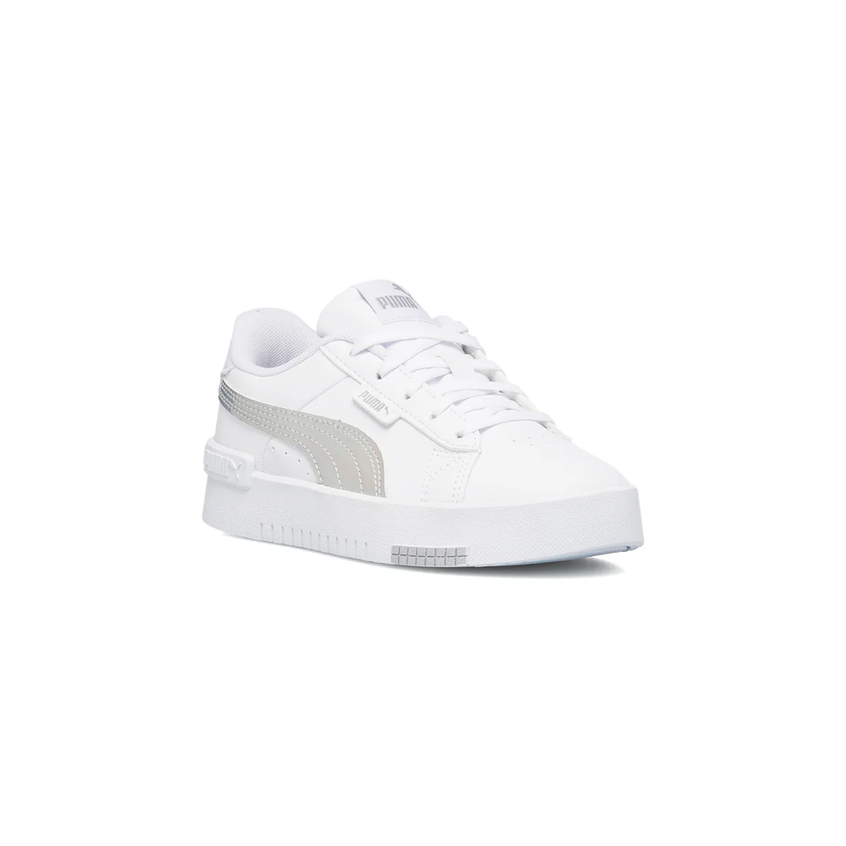 Sneakers bianche con dettaglio laminato Puma Jada Rainbow PS - Image 2