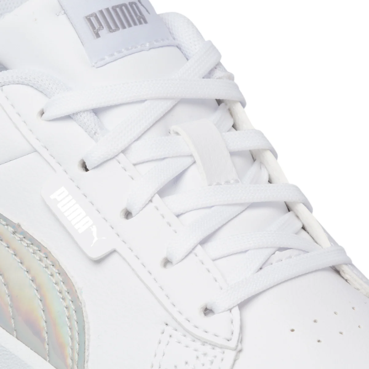 Sneakers bianche con dettaglio laminato Puma Jada Rainbow PS - Image 6