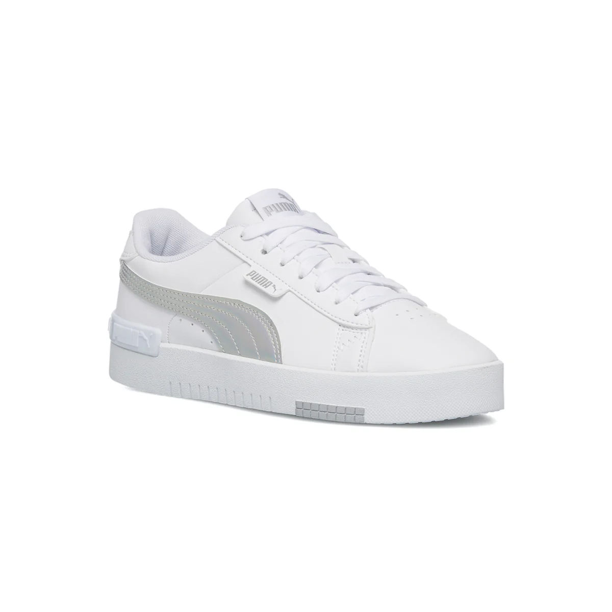 Sneakers bianche con dettaglio laminato Puma Jada Rainbow PS - Image 2