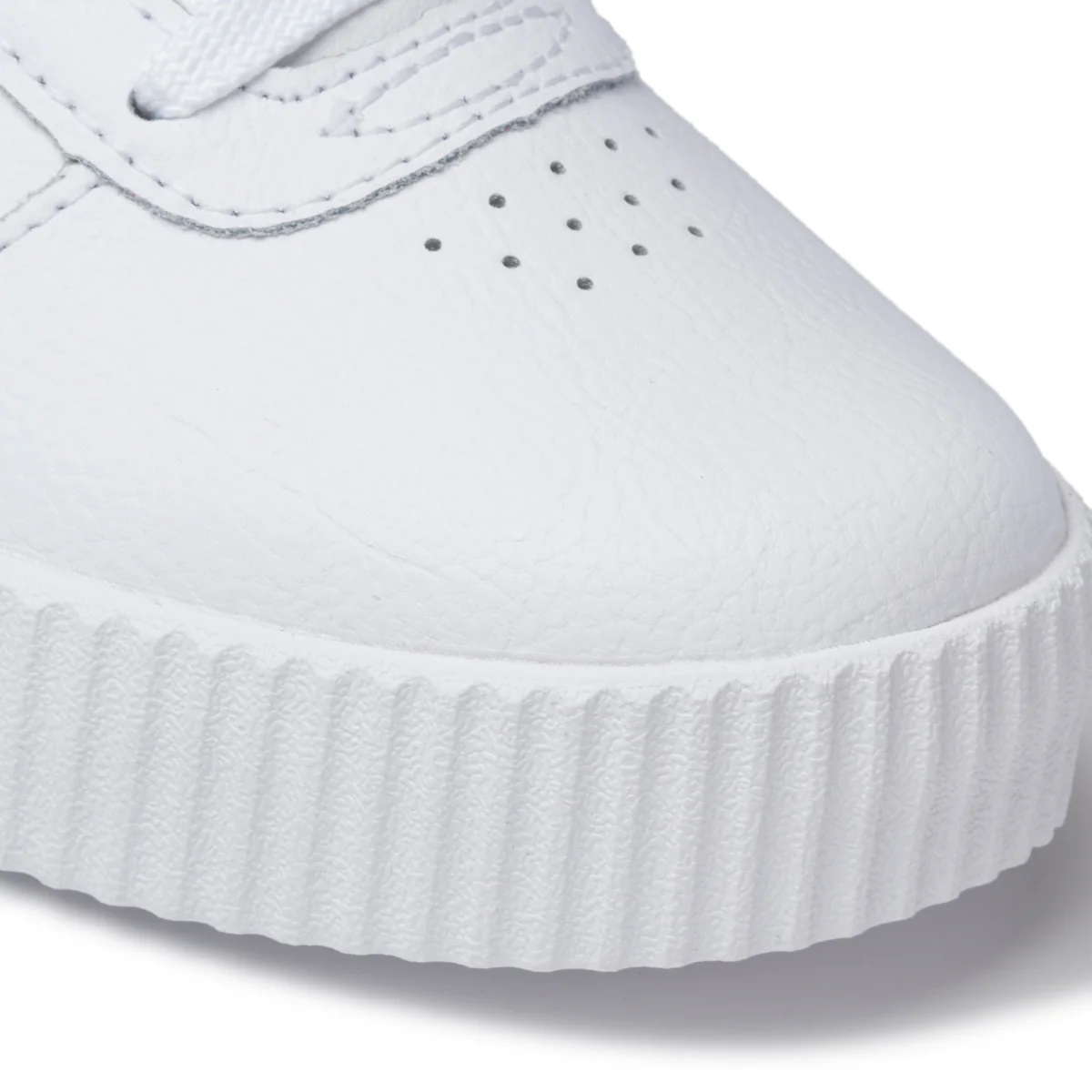 Sneakers bianche con dettaglio rosa sul tallone Puma Carina L Ps - Image 5