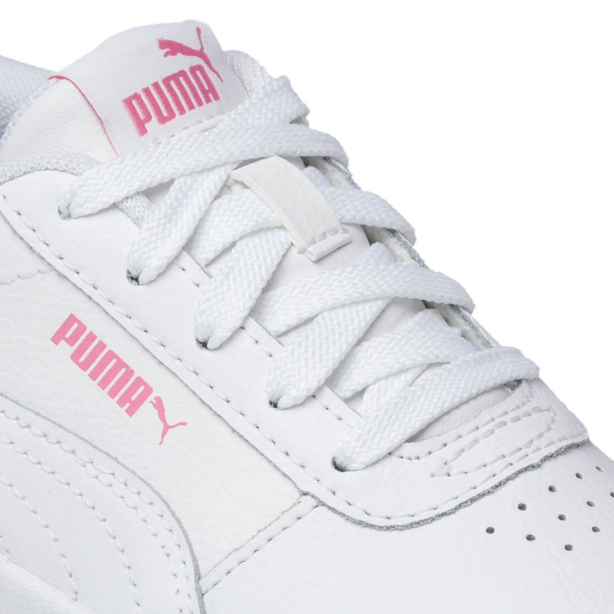 Sneakers bianche con dettaglio rosa sul tallone Puma Carina L Ps - Image 6