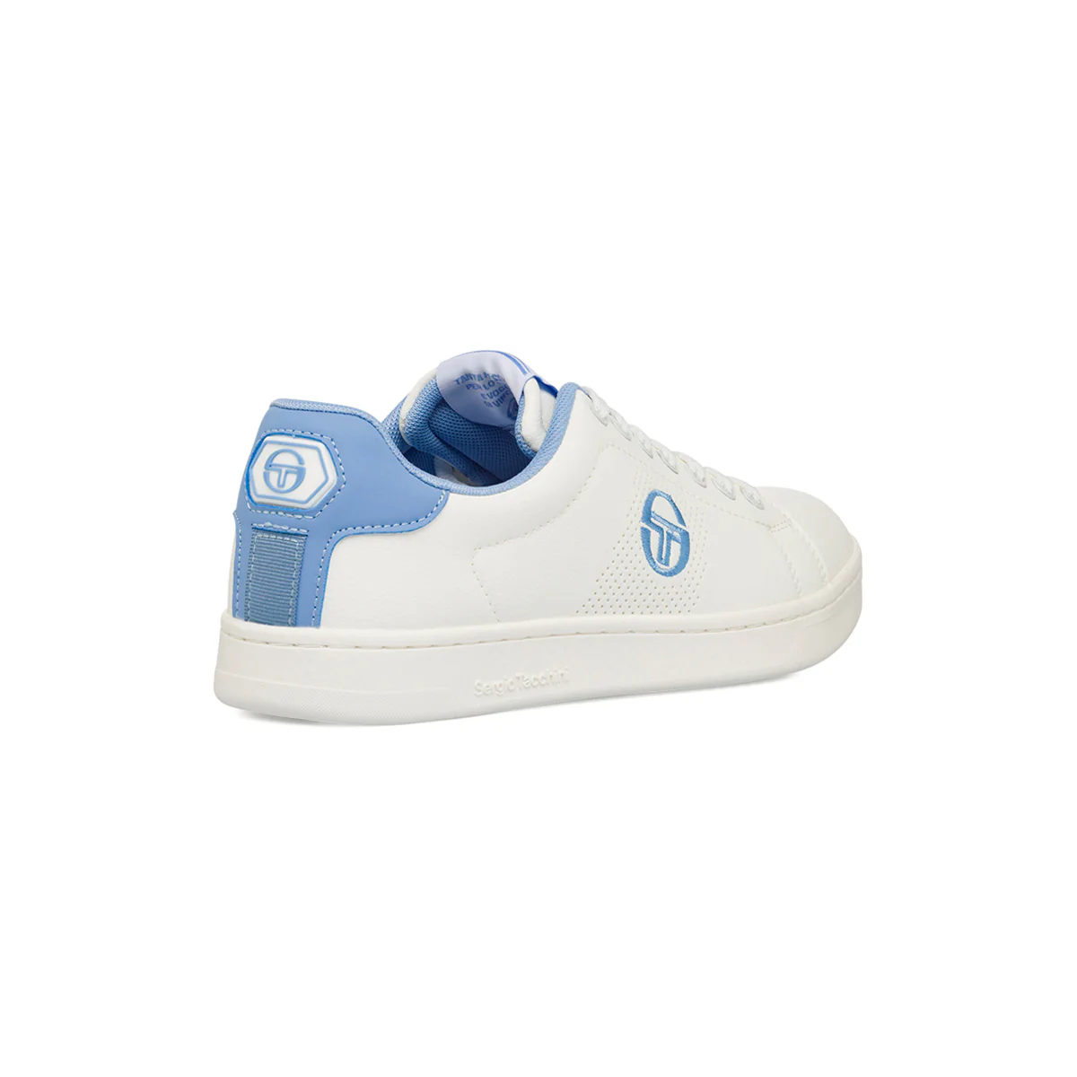 Sneakers bianche con dettgli azzurri da Donna Sergio Tacchini - Image 3