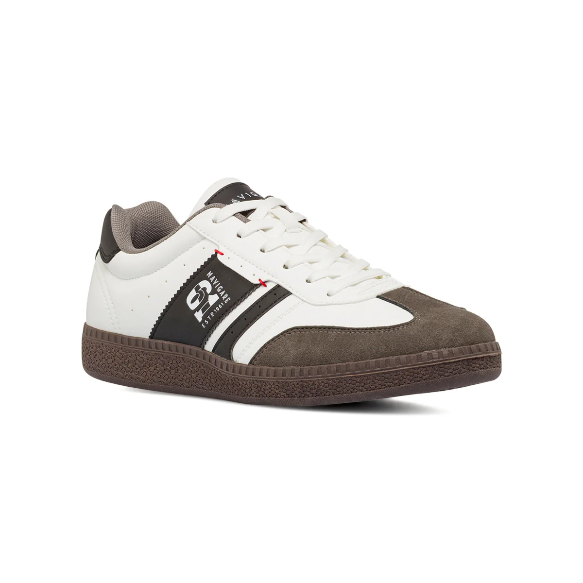 Sneakers bianche con inserti marroni da Uomo Navigare - Image 2