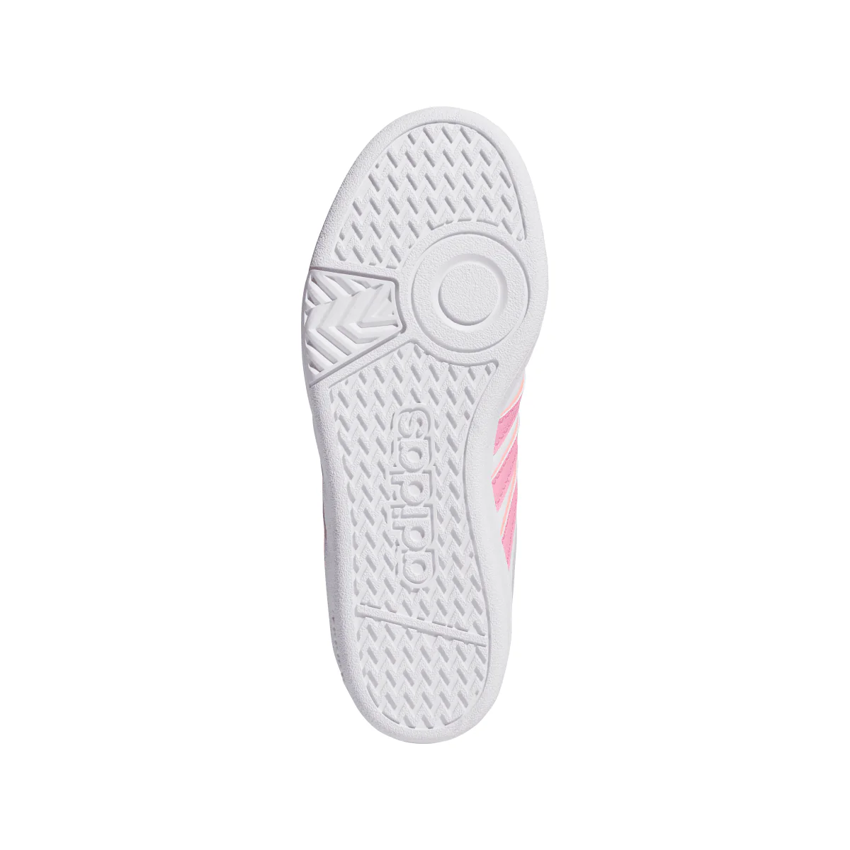 Sneakers bianche con inserti rosa e grigi da Ragazza adidas Hoops 4.0 - Image 9