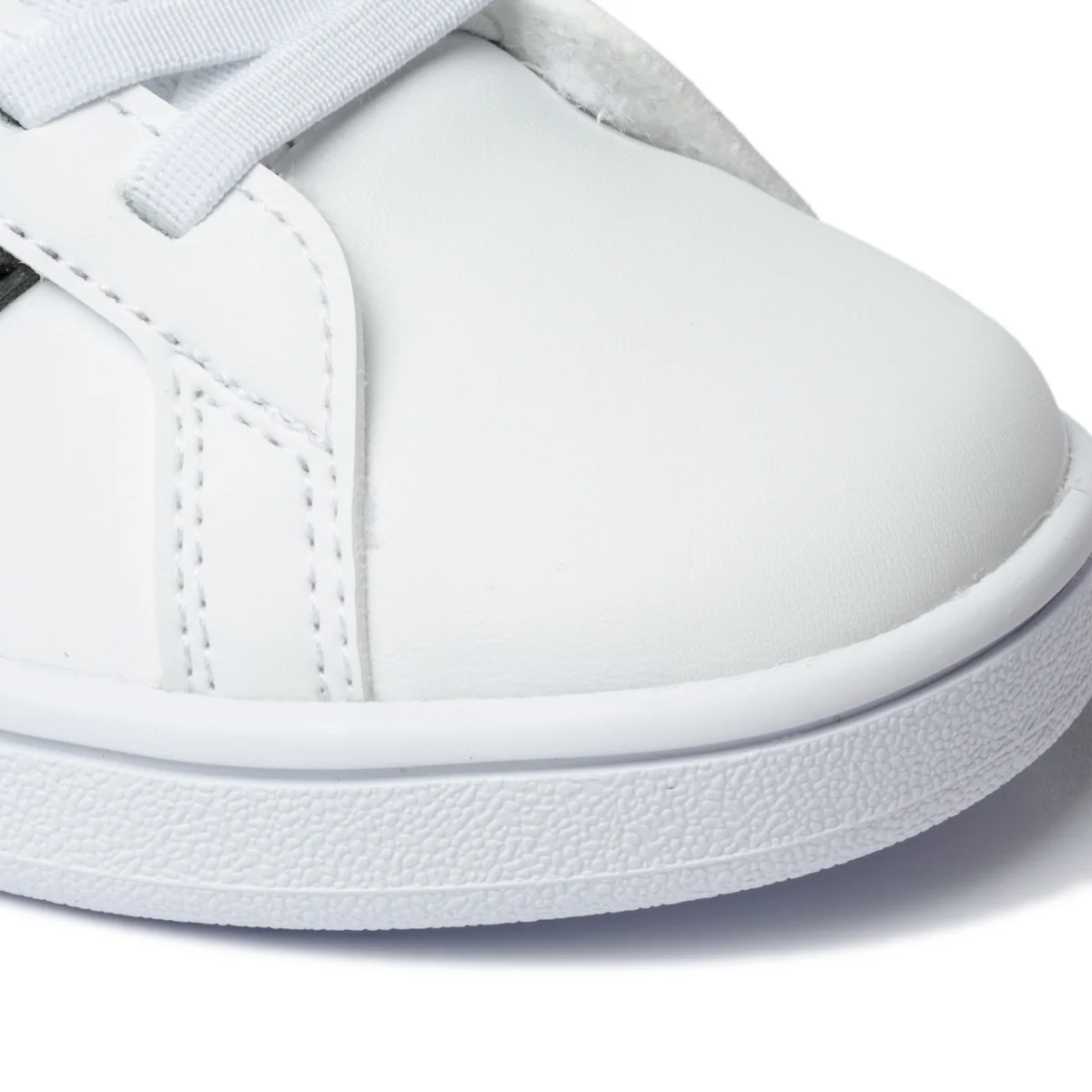 Sneakers bianche con lacci elastici adidas Grand Court C - Image 5