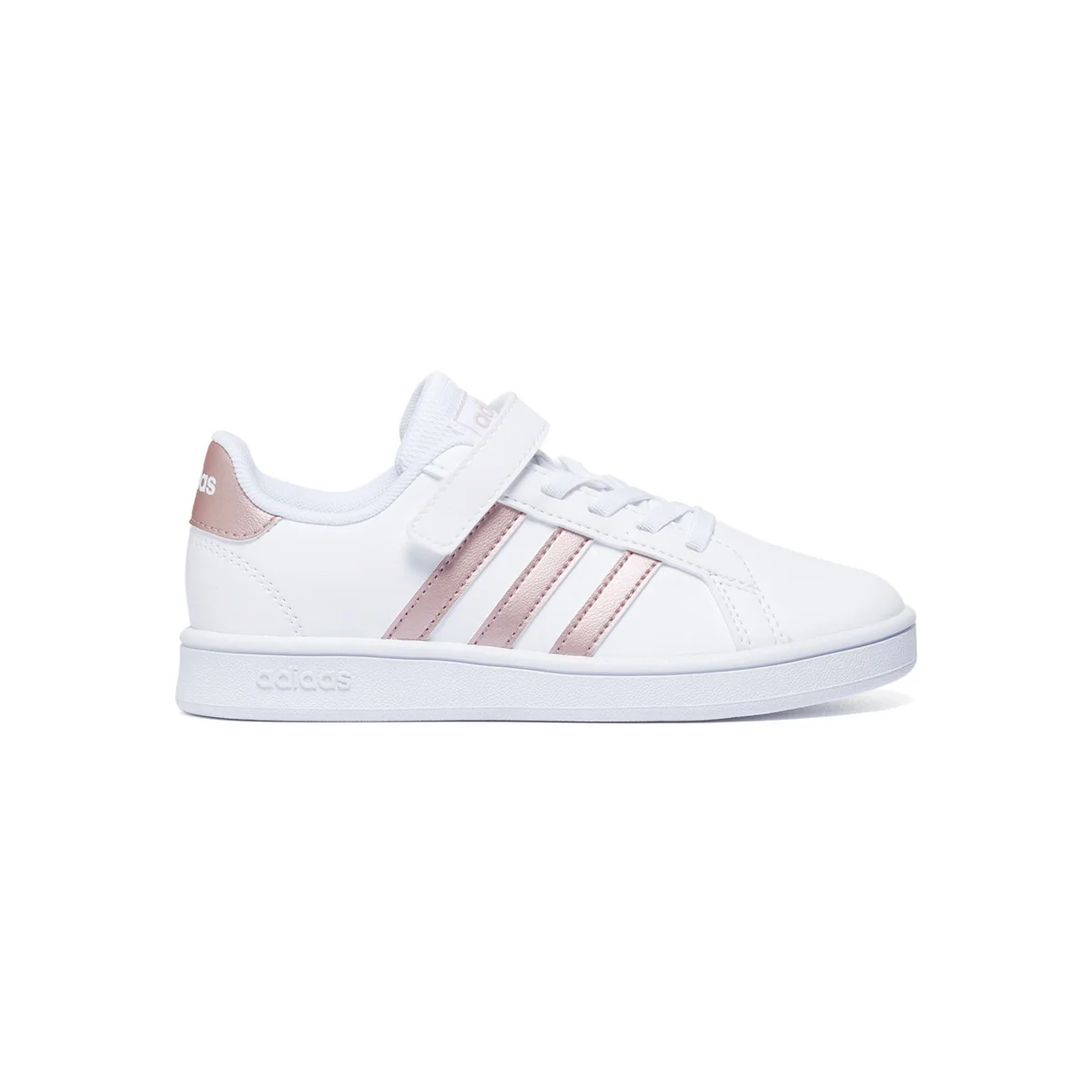 Sneakers bianche con lacci elastici adidas Grand Court C