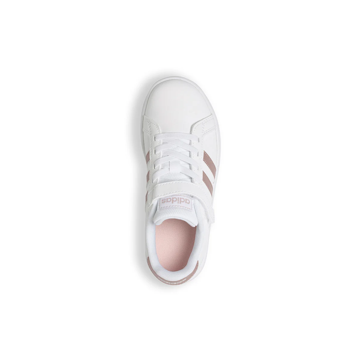 Sneakers bianche con lacci elastici adidas Grand Court C - Image 8
