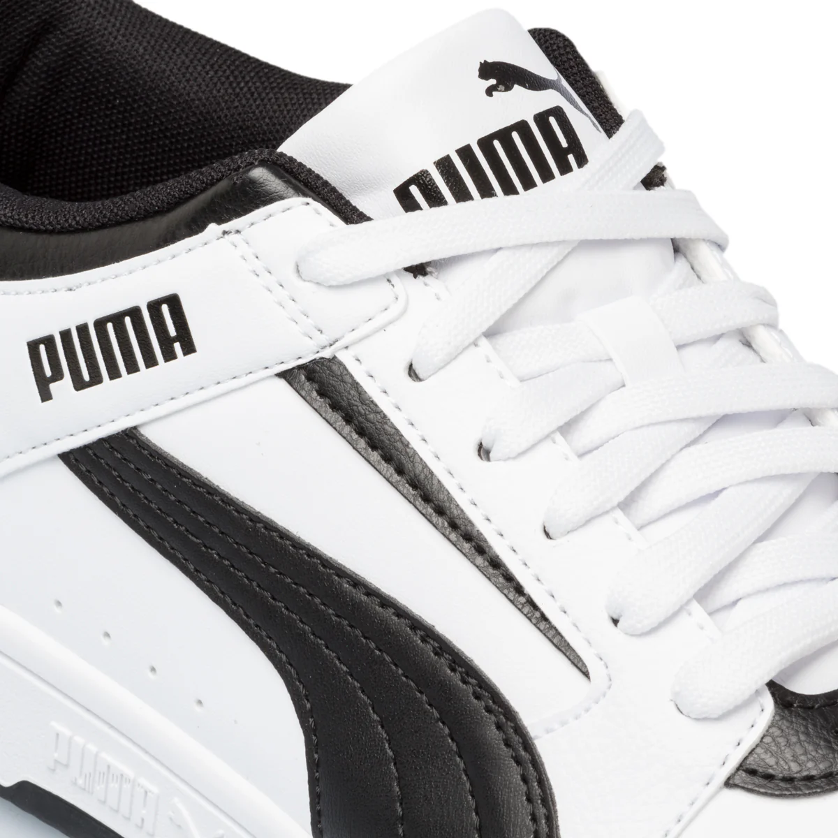 Sneakers bianche con logo a contrasto Puma Rebound Joy Low - Image 6