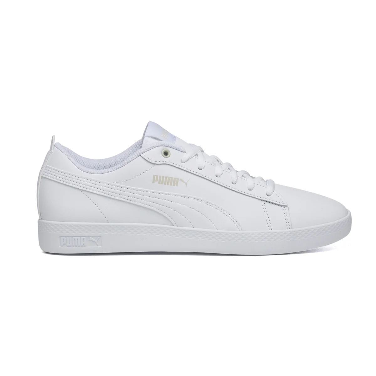 Sneakers bianche con logo a contrasto Puma Smash Wns V2 L