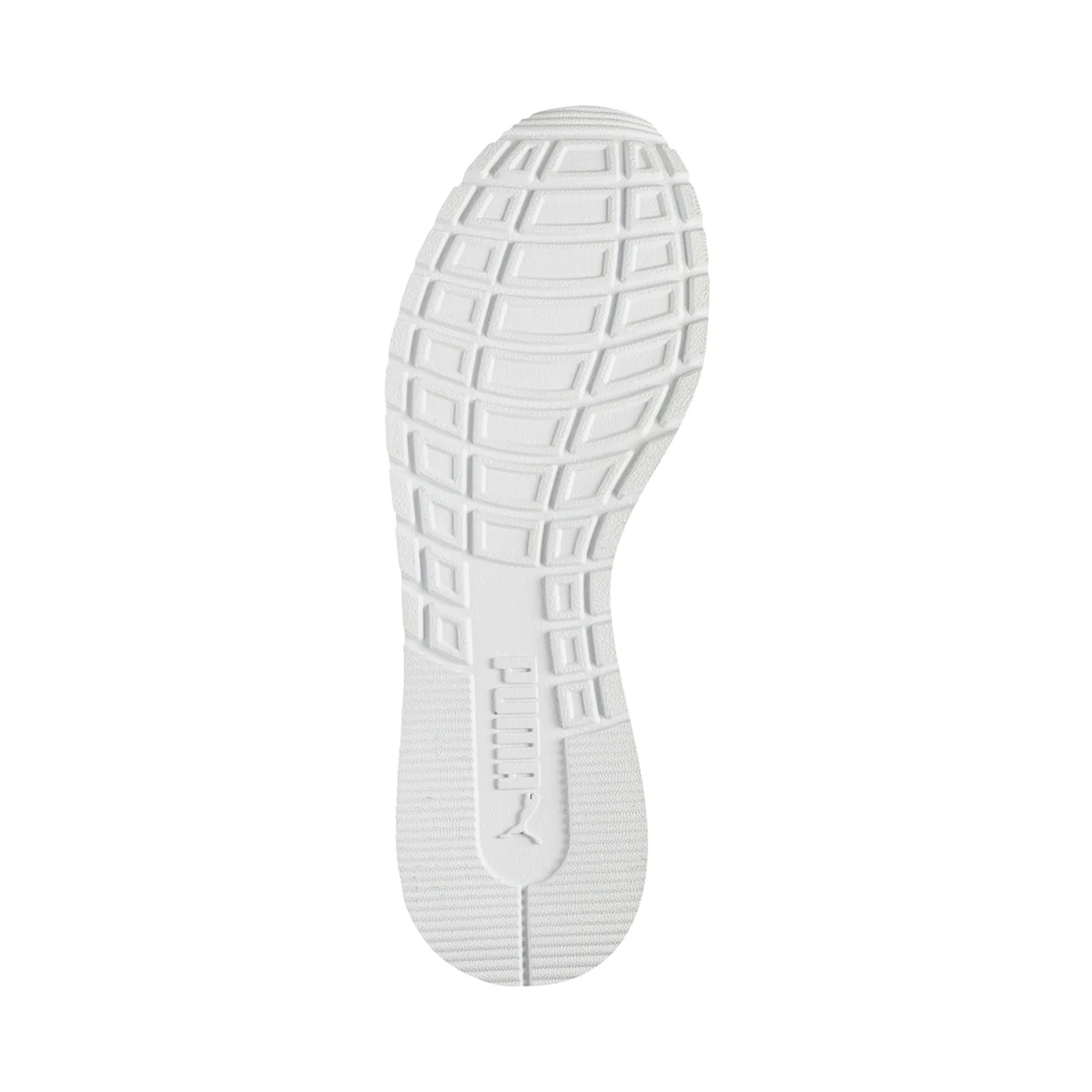 Sneakers bianche con logo argento Puma St Runner V2 L Jr - Image 4