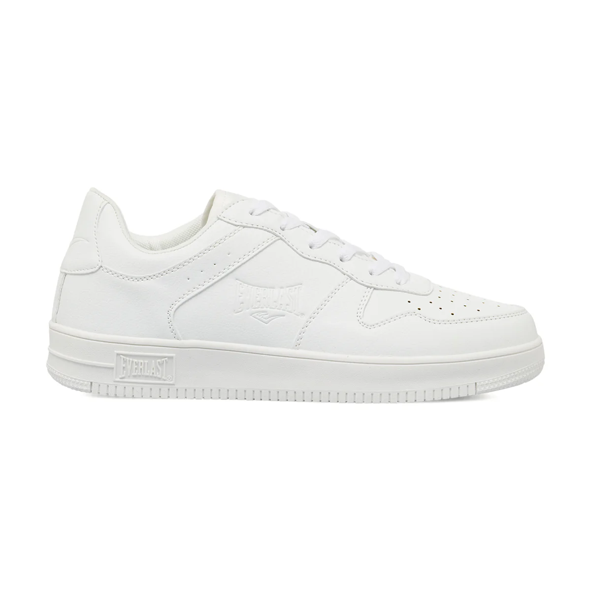 Sneakers bianche con logo e dettagli traforati Everlast