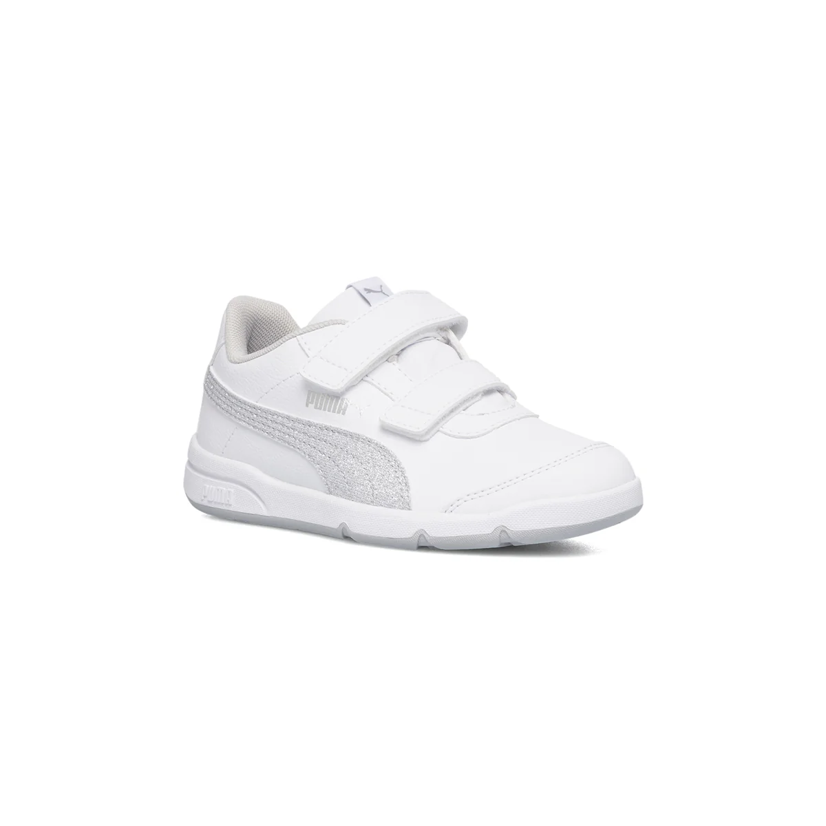 Sneakers bianche con logo glitterato Puma Stepfleex 2 SL VE Glitz FS V PS - Image 2